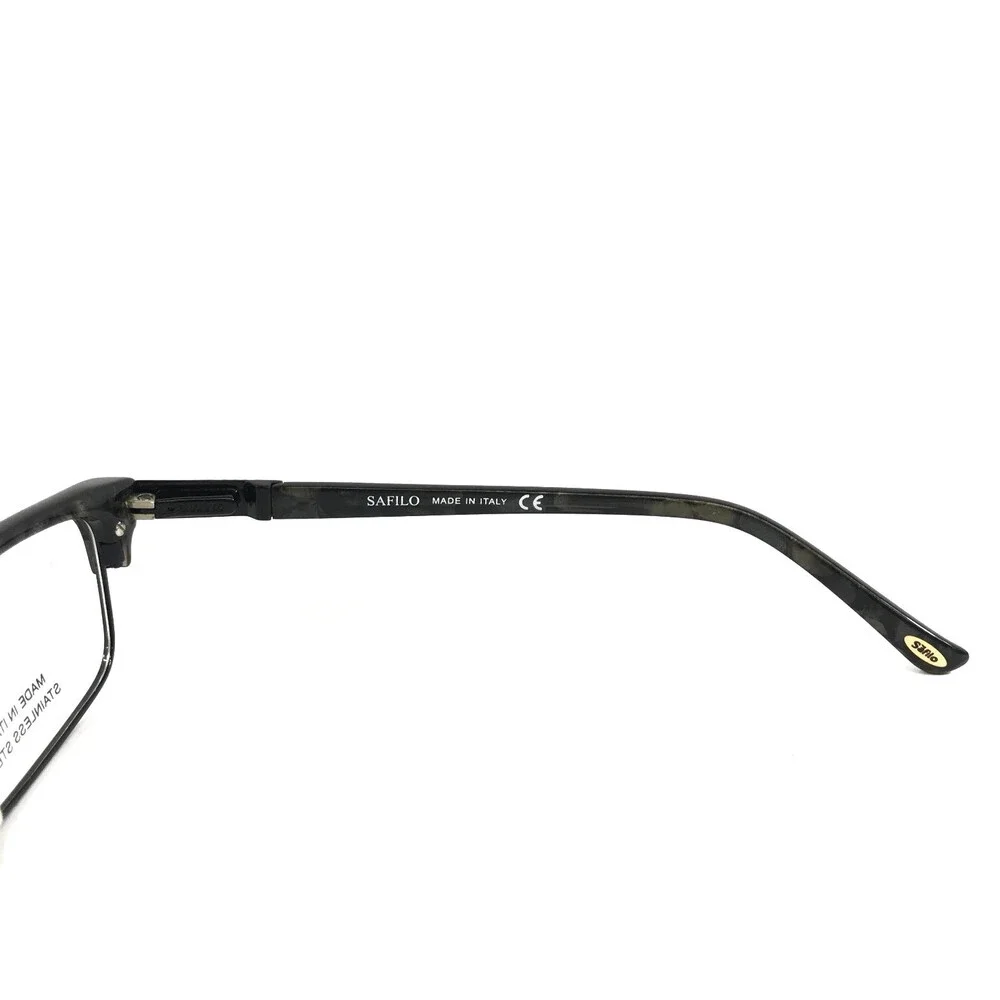 Elasta by Safilo Eyeglasses Frames 5799 OFN5 Black Gray Marble 51-17-130